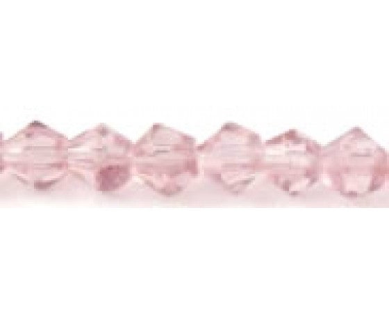 Glass - Bicone (Faceted) - 8mm - 30cm Strand