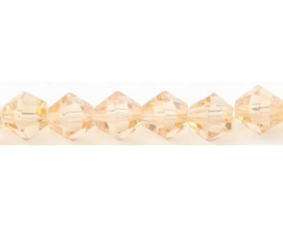 Glass - Bicone (Faceted) - 8mm - 30cm Strand