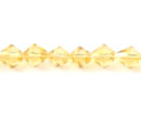 Glass - Bicone (Faceted) - 6mm - 30cm Strand