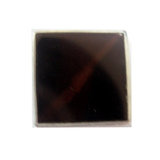 Shell - Black Tab - Silver Plated Frame - 1 piece