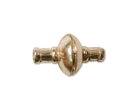 Clasp - Magnetic Crimp - Anti-Tarnish Brass - 1 piece