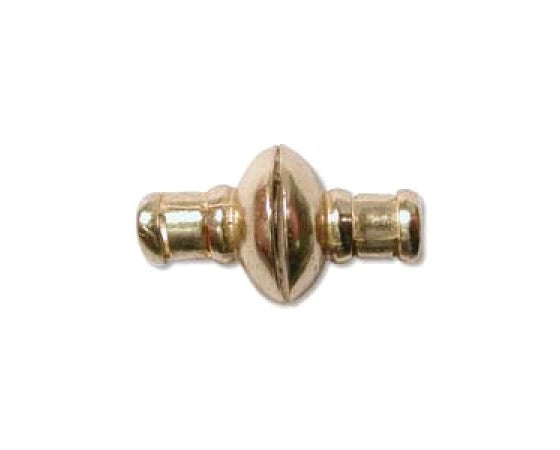 Clasp - Magnetic Crimp - Anti-Tarnish Brass - 1 piece