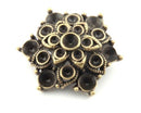 Buttons - Metal - Shank - Antique Bronze - 1 piece