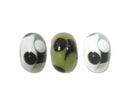 Lampwork - Abacus (Dots) 14mm x 9mm - 10 pieces
