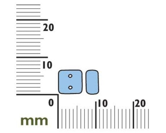Czech - Chexx - Two Holed - 6mm - 1 strand (25 beads)