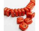 Czech - Chexx - Two Holed - 6mm - 1 strand (25 beads)