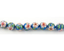 Cloisonne - Round - 8mm - 20 pieces
