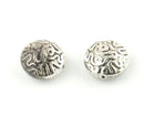 Metal - Coin - 14mm - 2 pieces - Antique Silver