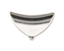 Pendant Slider - 37mm x 23mm - Antique Silver - 1 piece