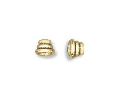Metal - Tube - 3mm x 5mm - 25 pieces - Antique Gold