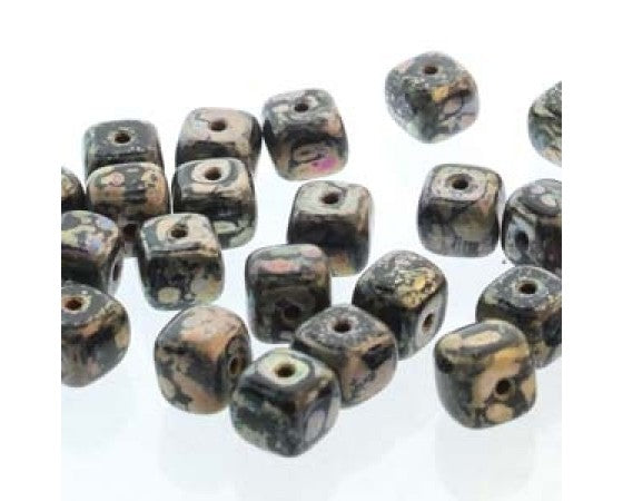 Czech - Cube - 5mm x 7mm - 30 pieces