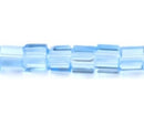 Glass - Cube - 4mm - 32cm Strand