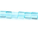 Glass - Cube - 4mm - 32cm Strand
