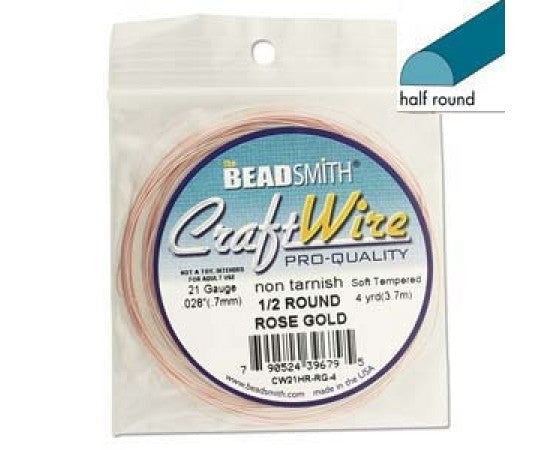 BeadSmith - Craft Wire - Pro-Quality - 21ga (0.7mm) - 4yards (3.7 meters)