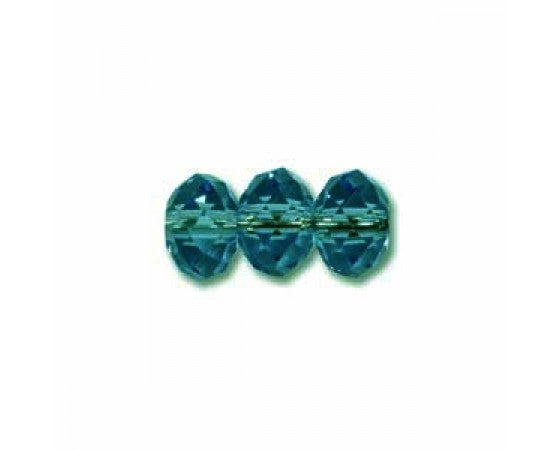 Glass - Abacus (Faceted) - 10mm x 7mm - 30 pieces