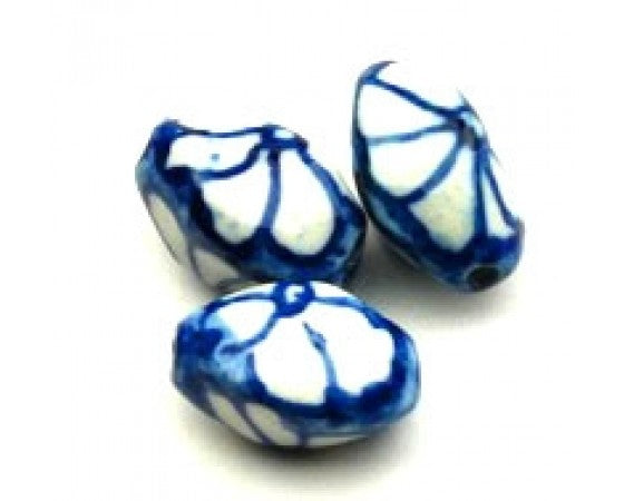 Porcelain - Delft Blue - 3 pieces