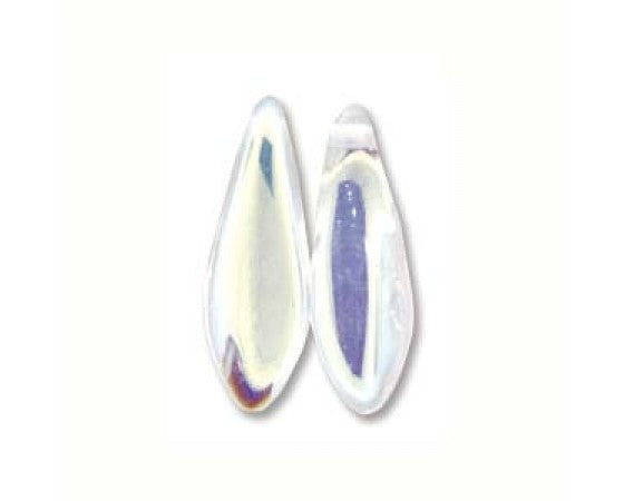 Czech - Dagger - Single hole - Side Drilled - 5mm x 16mm - 25 pieces