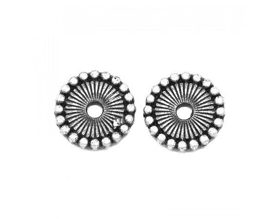 Metal - Disc (Round) - 12mm - 10 pieces