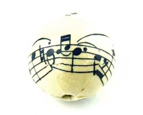Paper and Wood - Large Bead - Round - 1 piece