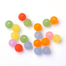 Acrylic - Round - 4mm - 100 pieces - Mix