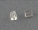 Earring Back - Plastic - Clear