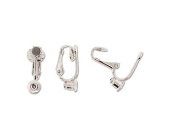 Sterling silver clip sales on earring converter