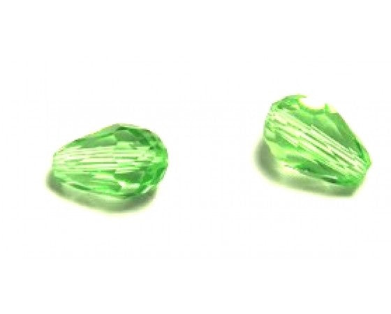 Glass - Drop (Faceted) - 12mm x 8mm - 20 pieces