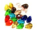 Glass - Drop (Faceted) - 12mm x 8mm - 20 pieces