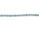 Glass - Oval (Faceted) - 6mm x 4mm - 42cm Strand