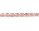 Glass - Oval (Faceted) - 6mm x 4mm - 42cm Strand