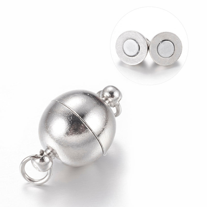 Clasp - Magnetic - Round - 19mm - 1 piece