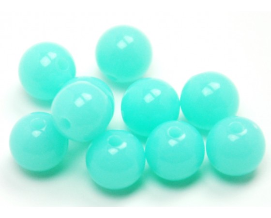 Acrylic - Round - Fluorescent - 8mm - 40 pieces