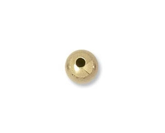 Gold Filled - Round - Seamless Beads - 6mm - 10 pieces
