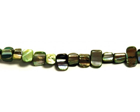 Shell - Mother of Pearl - Beads - Square - 38cm strand