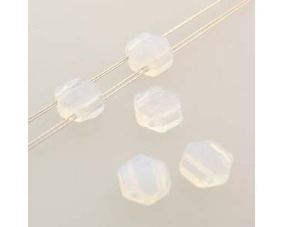 Czech - Honeycomb Jewel - Two Holed - Chiseled - 6mm - 1 strand (30 beads)