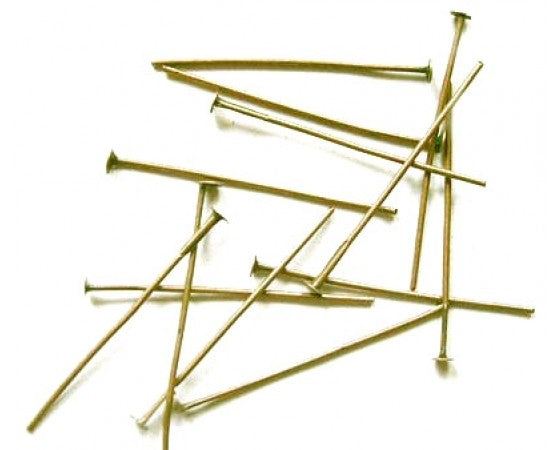 Headpins - 100 grams - Gold - Seconds