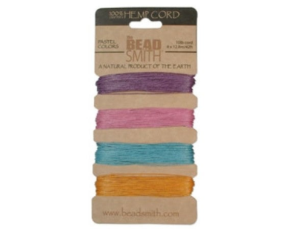 BeadSmith - Hemp Cord - 4x Strand Card