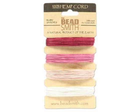 BeadSmith - Hemp Cord - 4x Strand Card