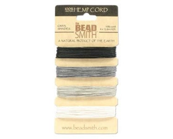 BeadSmith - Hemp Cord - 4x Strand Card