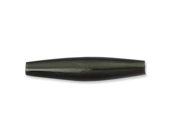 Acrylic - Hair Pipe - 20mm - 40 pieces - Black