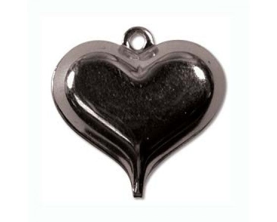 Pendant - Heart (Puff) - 20mm