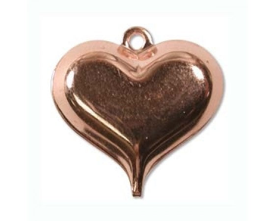 Pendant - Heart (Puff) - 20mm