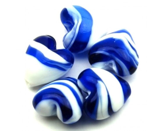 Lampwork - Heart - 20mm - 5 pieces