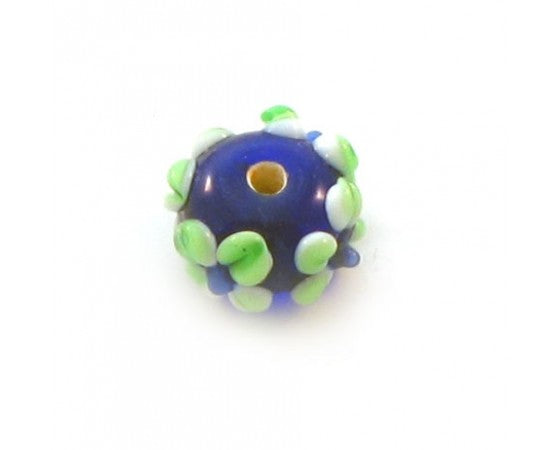 Lampwork - Abacus (Flower) - 12mm x 9mm - 10 pieces