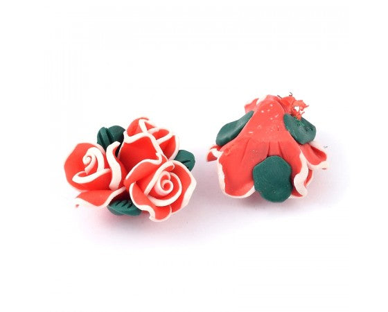 Polymer Clay - Large Flower - 20mm x 14mm - 1 Piece
