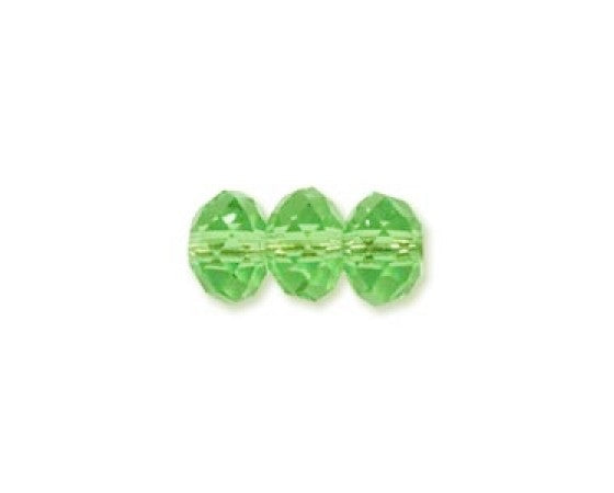 Glass - Abacus (Faceted) - 10mm x 7mm - 30 pieces