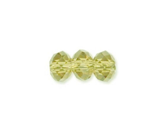 Glass - Abacus (Faceted) - 10mm x 7mm - 30 pieces