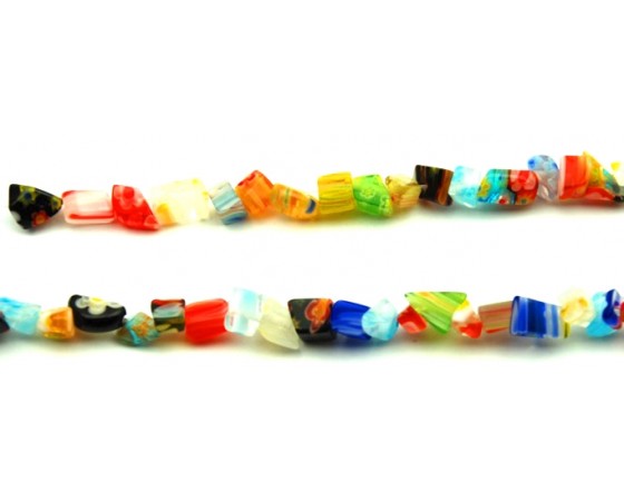 Millefiori - Chips - 40cm strand