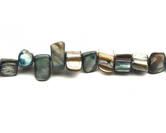 Shell - Mother of Pearl - Beads - Square - 38cm strand