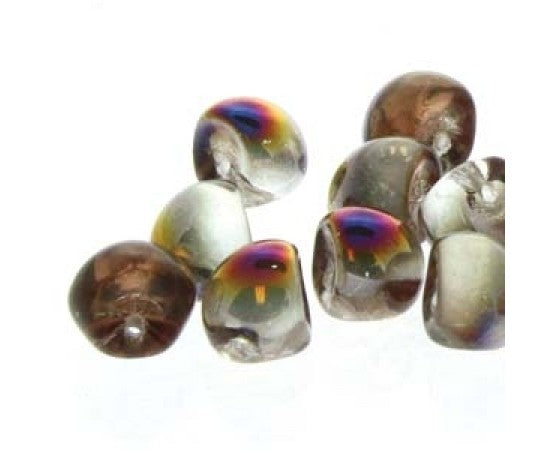 Czech - Mushroom - 9mm x 8mm - 1 strand (30 beads)